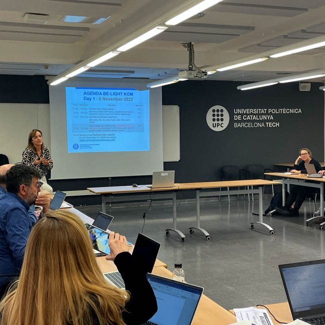 BE-LIGHT’s kick-off meeting november 2023