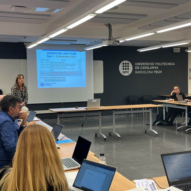 BE-LIGHT’s kick-off meeting november 2023