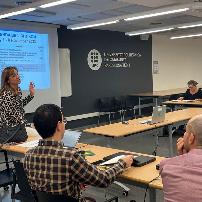 BE-LIGHT’s kick-off meeting november 2023