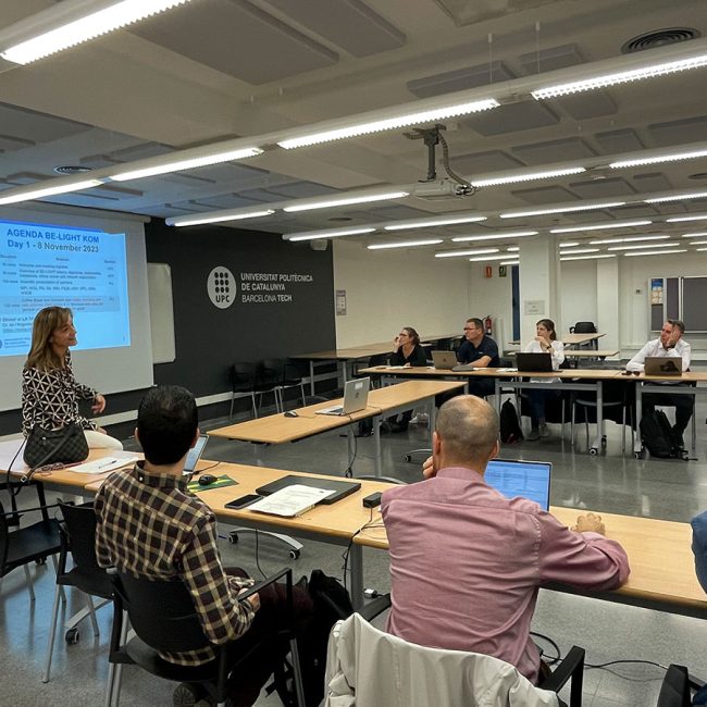 BE-LIGHT’s kick-off meeting november 2023